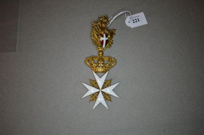 ORDRE DE MALTE
Croix de chevalier d'honneur...