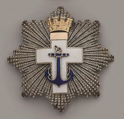 ESPAGNE
ORDRE DU MÉRITE NAVAL
Plaque de 2e...