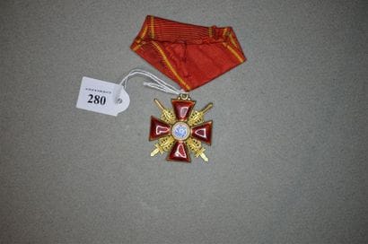 RUSSIE
ORDRE DE SAINTE-ANNE
Croix de 3e classe...
