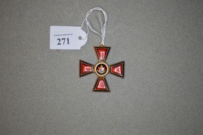 RUSSIE
ORDRE DE SAINT-VLADIMIR
Croix de 4e...