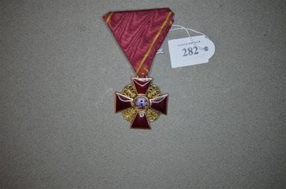 RUSSIE
ORDRE DE SAINTE-ANNE
Croix de 3e classe...