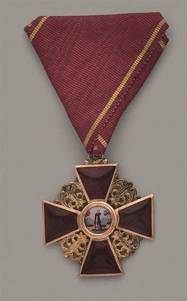 RUSSIE
ORDRE DE SAINTE-ANNE
Croix de 3e classe...