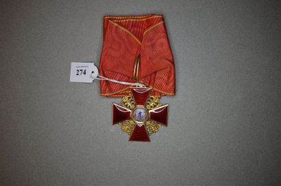 RUSSIE
ORDRE DE SAINTE-ANNE
Bijou de 1re...