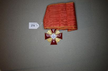 RUSSIE
ORDRE DE SAINTE-ANNE
Bijou de 1re...