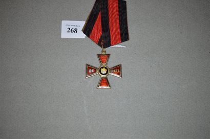 RUSSIE
ORDRE DE SAINT-VLADIMIR
Croix de 4e...