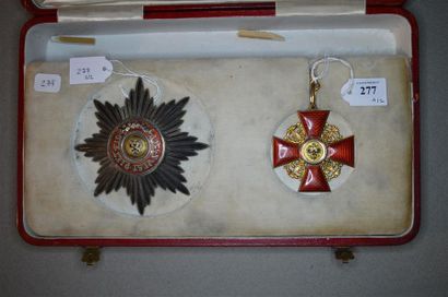RUSSIE
ORDRE DE SAINTE-ANNE
Ensemble de 1re...