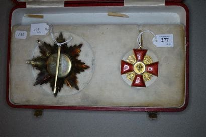 RUSSIE
ORDRE DE SAINTE-ANNE
Ensemble de 1re...
