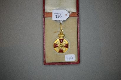 RUSSIE
ORDRE DE SAINTE-ANNE
Médaille de l'ordre...