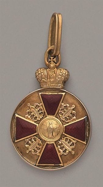 RUSSIE
ORDRE DE SAINTE-ANNE
Médaille de l'ordre...