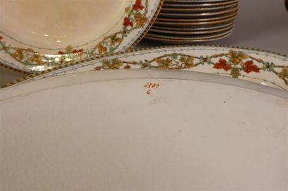 VINTAGE P.B. & Co
Partie de service de table,...