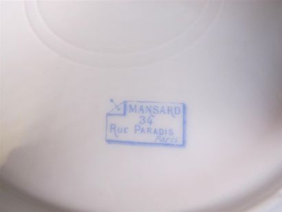 LIMOGES. MANSARD, 34 rue Paradis Paris
Partie...