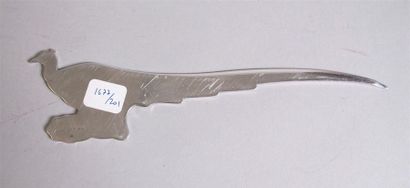 HERMÈS Paris
Coupe-papier en forme de faisan,...