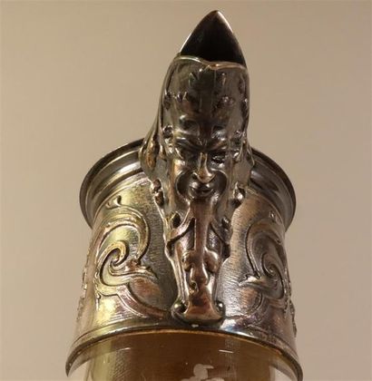 GALLIA
Aiguière en cristal gravé de rinceaux...