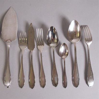 WMF
Partie de ménagère en métal argenté,...
