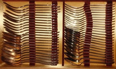 WMF
Partie de ménagère en métal argenté,...