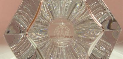 BACCARAT
Vase à col évasé en cristal, la...
