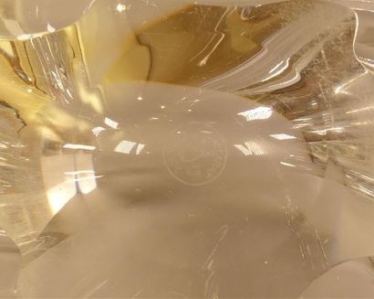 BACCARAT
Coupe de présentation oblongue en...