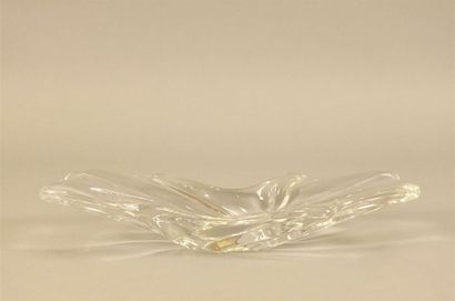 BACCARAT
Coupe de présentation oblongue en...