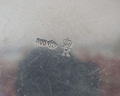 Lot de 4 boites en argent (Poids : 202 g)...