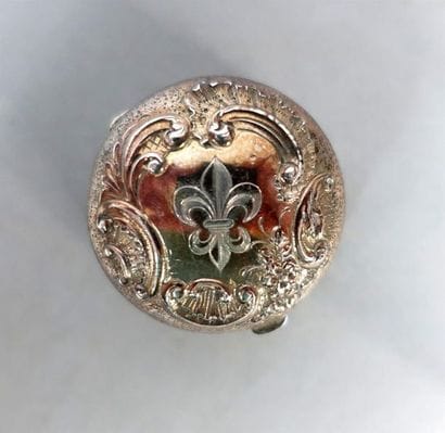 Lot de 4 boites en argent (Poids : 202 g)...