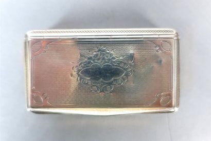Lot de 4 boites en argent (Poids : 202 g)...