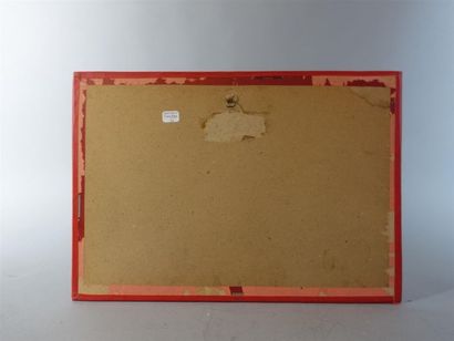 Lot de 4 pièces encadrées 