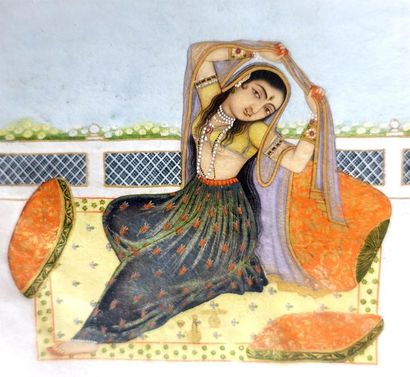 INDE, Lucknow ou Awadh - Findu XVIIIe siècle...