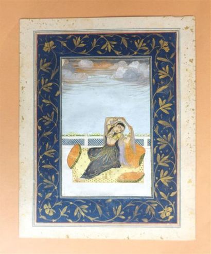INDE, Lucknow ou Awadh - Findu XVIIIe siècle...