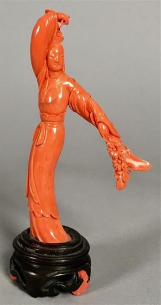 CHINE - Début du XXe siècle
Statuette en...