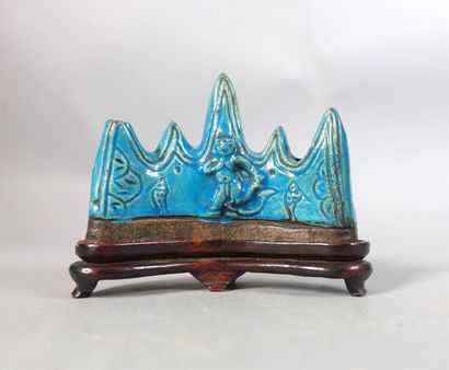 CHINE - Époque KANGXI (1662-1722)
Porte pinceaux...