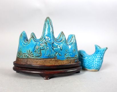 CHINE - Époque KANGXI (1662-1722)
Porte pinceaux...
