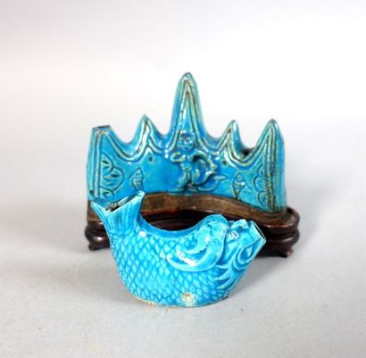CHINE - Époque KANGXI (1662-1722)
Porte pinceaux...