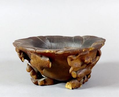 CHINE - XVIIIe siècle
Coupe libatoire en...