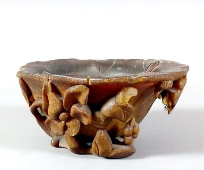 CHINE - XVIIIe siècle
Coupe libatoire en...