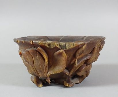 CHINE - XVIIIe siècle
Coupe libatoire en...