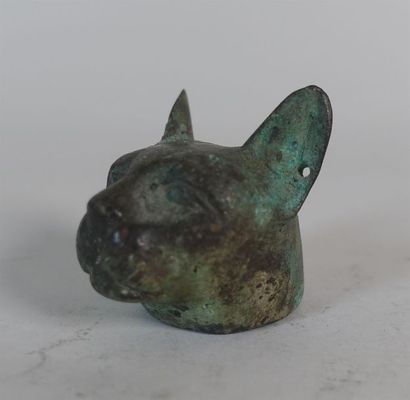 ÉGYPTE - Époque saïte
Tête de chatte Bastet...