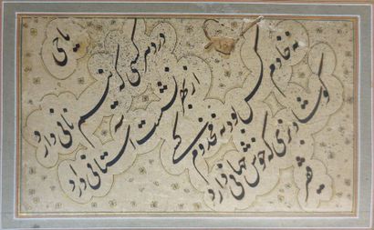 Iran, probablement XVIe siècle.
'Umar Khayyam....
