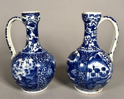 JAPON, Fours d'Arita - XVIIe siècle
Deux...