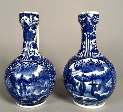 JAPON, Fours d'Arita - XVIIe siècle
Deux...