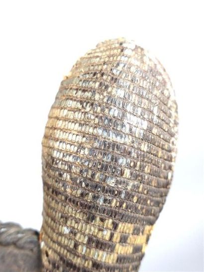 CONGO, Sapo Sapo
Hâche en bois, cuir de serpent...