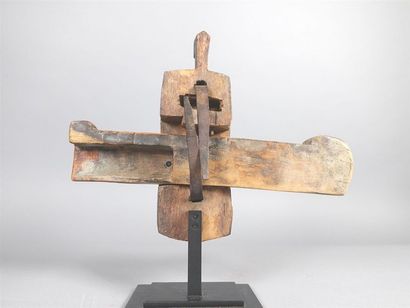 MALI, Dogon
Petite serrure en bois et métal,...