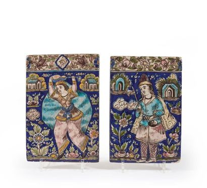 IRAN, Qâjâr, Téhéran - Daté 1893-94
Deux...