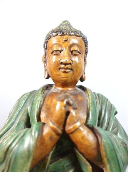 CHINE - Époque MING, XVIIe siècle
Statuette...