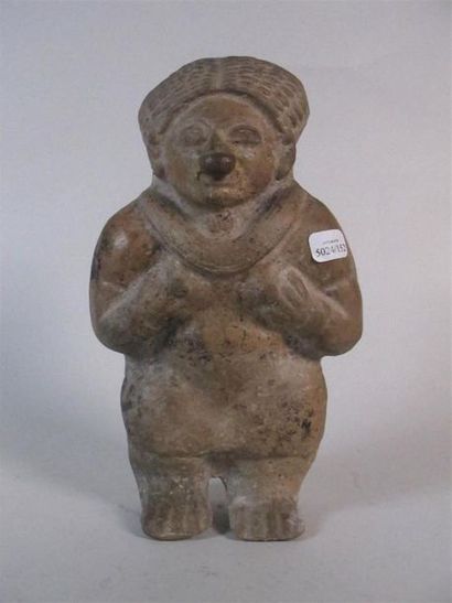 ÉQUATEUR, La Tolita
Statuette en terre cuite...