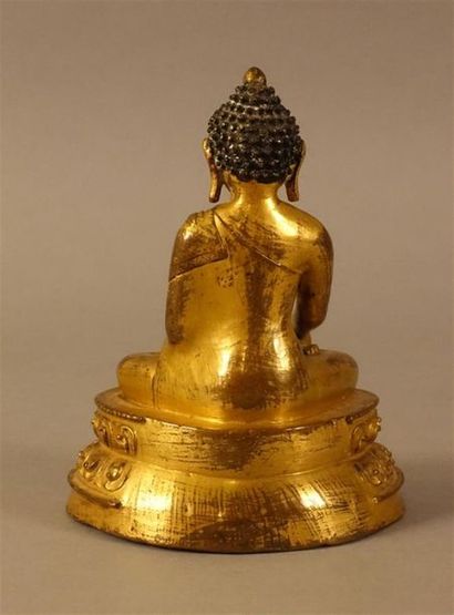 TIBET - XVIIIe siècle
Statuette de bouddha...
