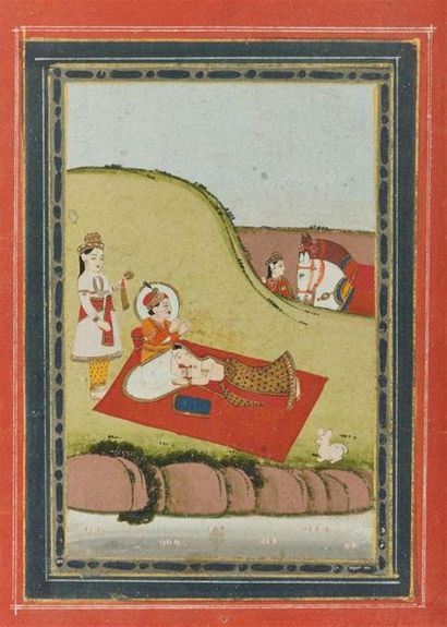 INDE - Fin du XIXe siècle
Deux miniatures...
