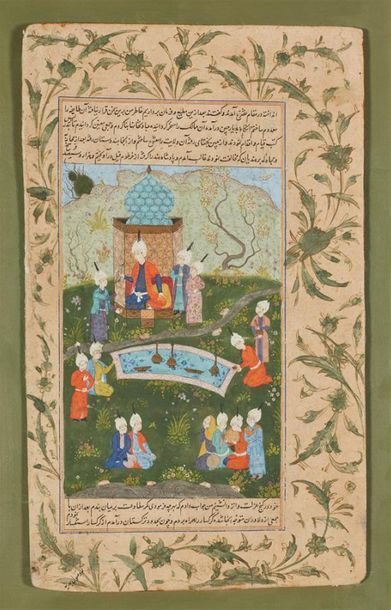IRAN, Style Safavide
Deux miniatures sur...