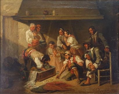 GARCIA Y HISPALETO Rafael (Séville 1833-Paris...