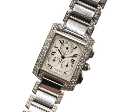 CARTIER, Tank Française Chrono Reflex
Montre...