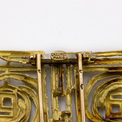 CHAUMET Paris, l'Arcade 
Parure en or jaune...